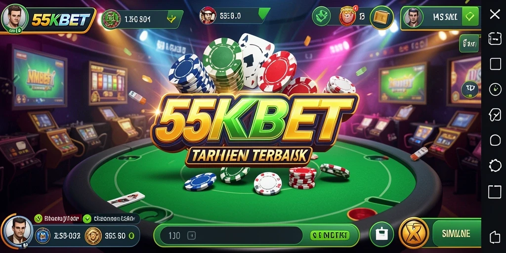 Tampilan permainan nyata di 55KBET dengan grafik menarik.