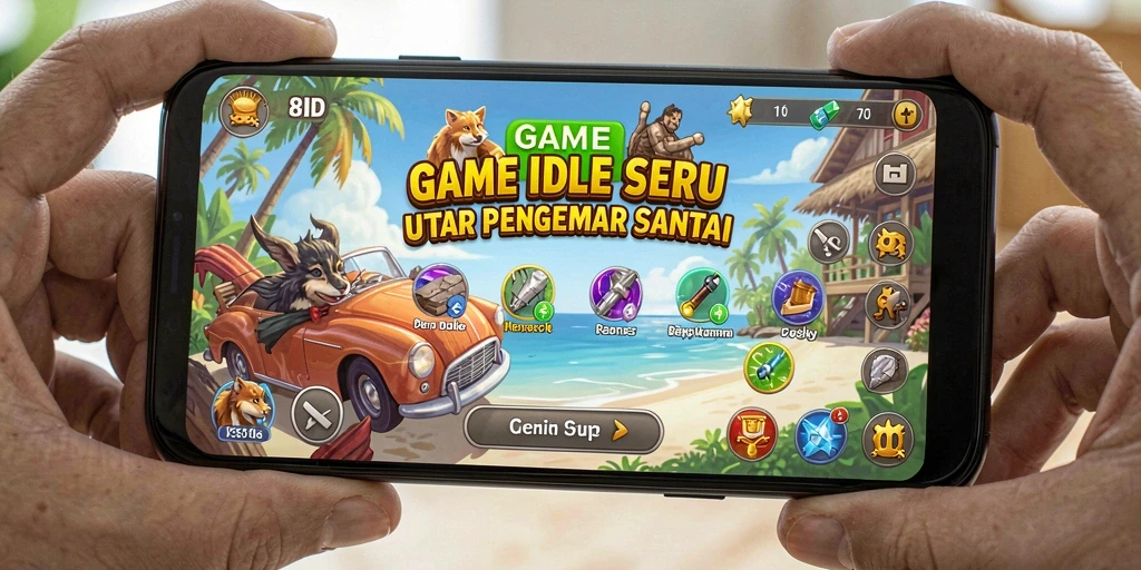 Tangkapan layar menunjukkan gameplay santai dari 8ID.