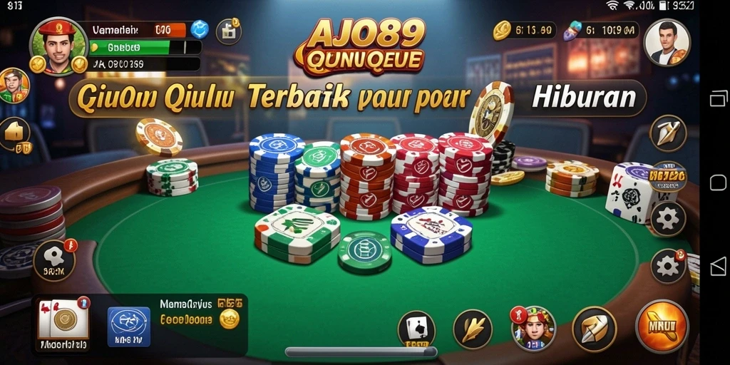 Tampilan gameplay AJO89 yang menarik dalam permainan QiuQiu.
