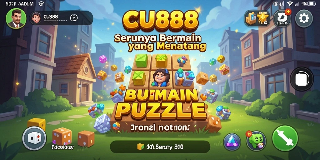 Screenshot CU888 menampilkan gameplay menyenangkan dan tantangan Puzzle.