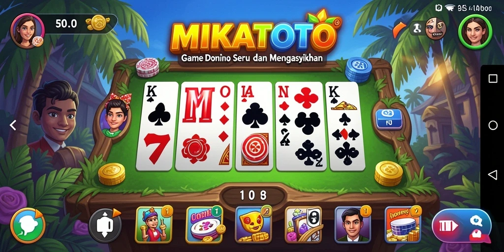 Tampilan gameplay MIKATOTO yang seru dan interaktif.