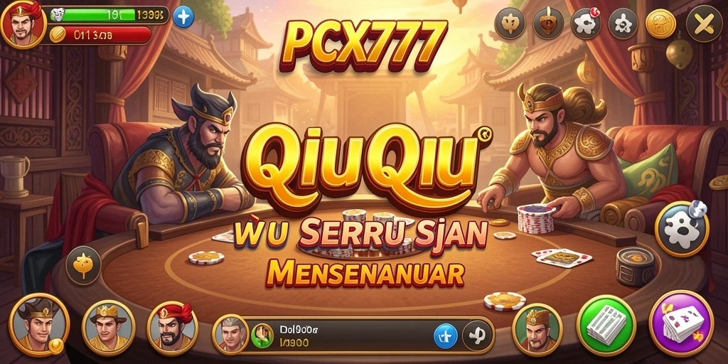 Tampilan menarik saat bermain QiuQiu di PCX777.