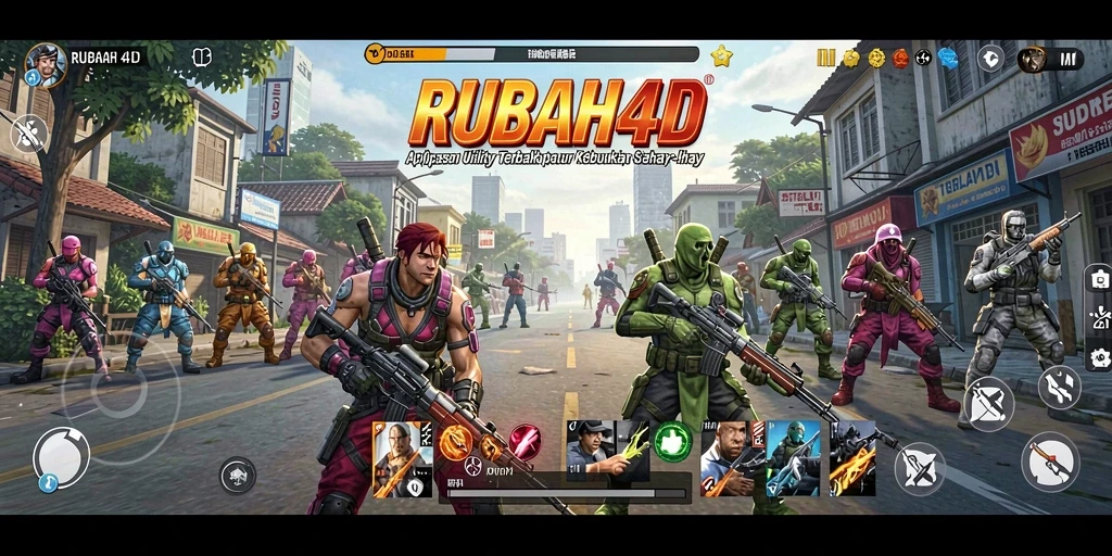 Tampilan antarmuka intuitif RUBAH4D yang memudahkan pengguna.
