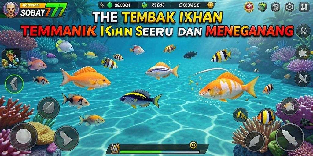 Screenshot SOBAT777 menampilkan aksi menangkap ikan yang mendebarkan.