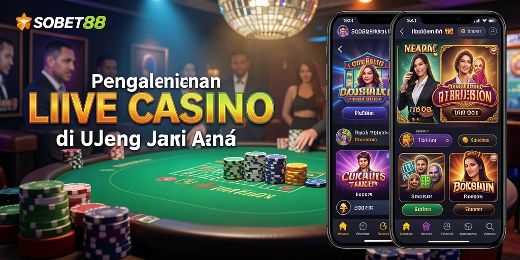 Tampilan gameplay Live Casino SOBET88 yang menarik dan interaktif.