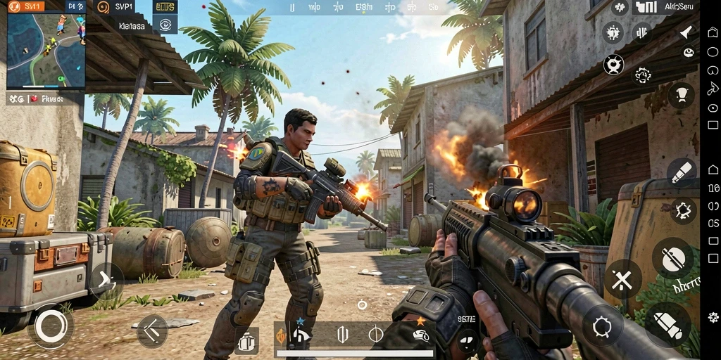 Tampilan aksi gameplay mendebarkan di SVIP1.
